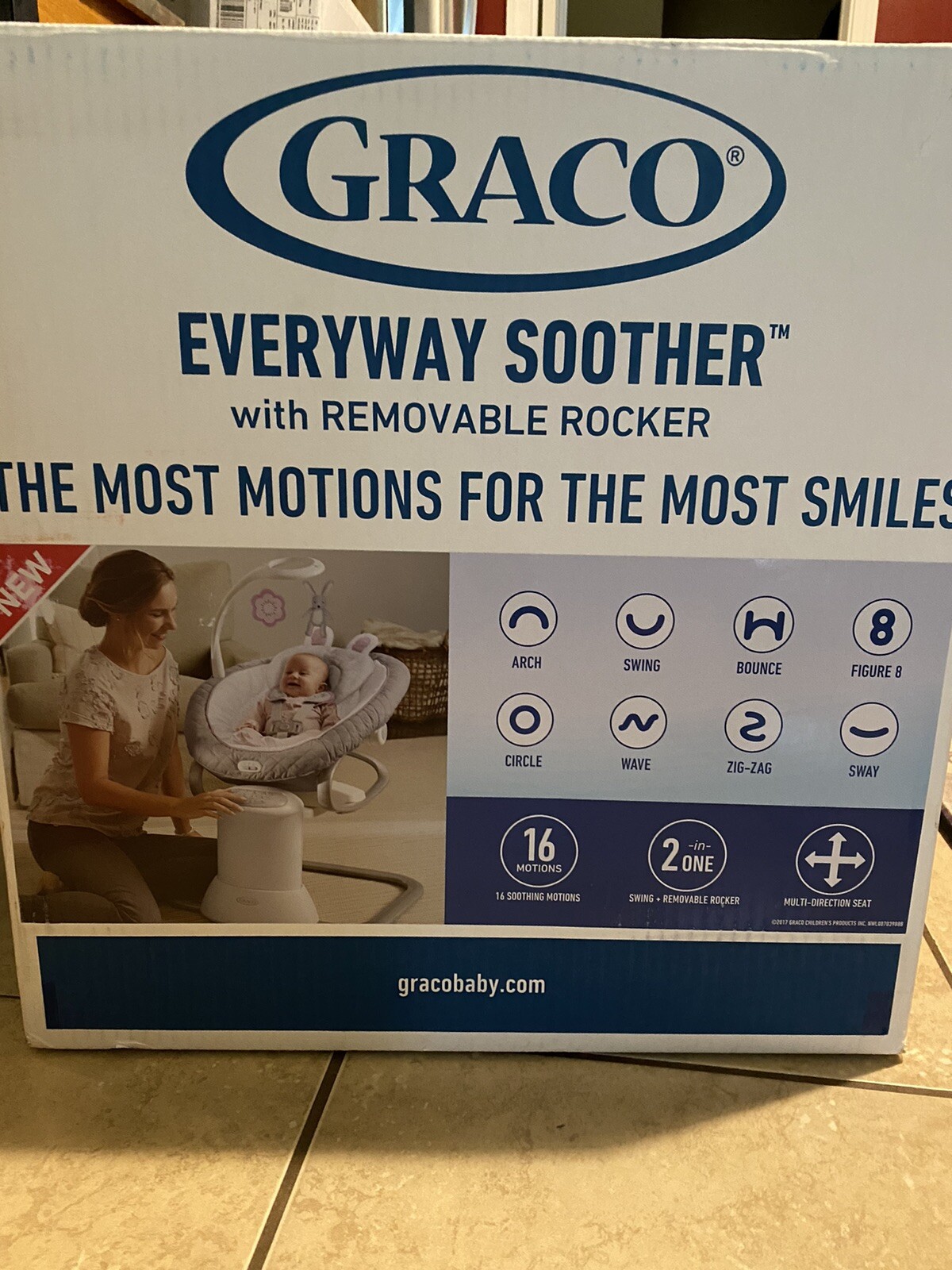 graco everyway soother with removable rocker josephine