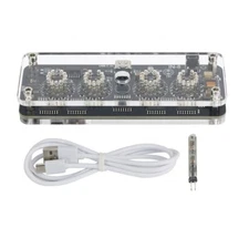 IN-8 4-Digit Nixie Clock Tube Innovative Desktop Clock Sleek Home Decor Basic US