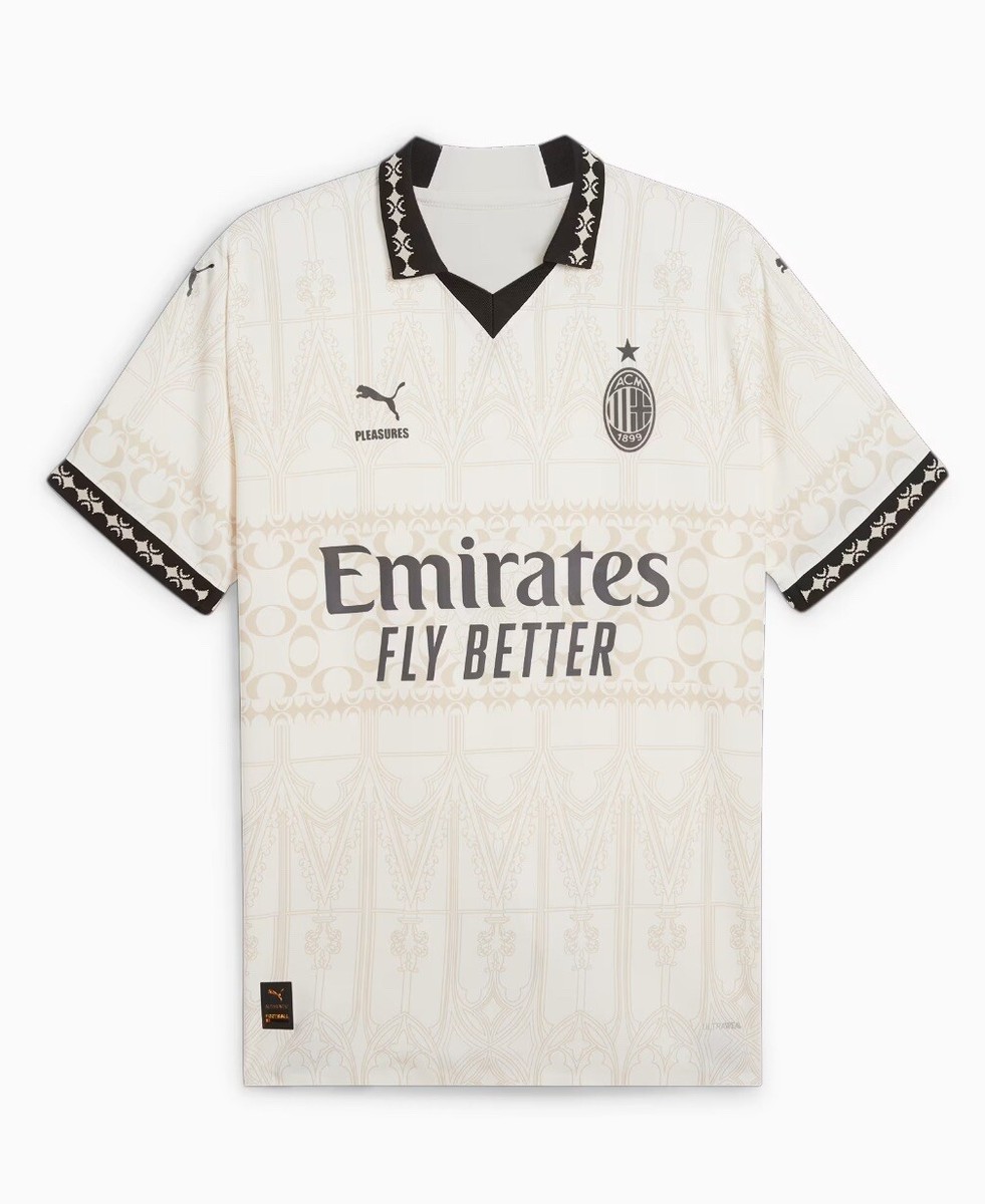 Maglia Kit Milan X Pleasures 4th Authentic Limited Edition Light