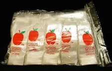 MIni  baggies  125125 Resealable 1000 Clear  2 mil Bags