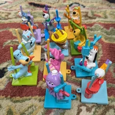 Hanna Barbera Sonrics Rock Band Figure Lot Yogi Huckleberry Squiddly Diddly