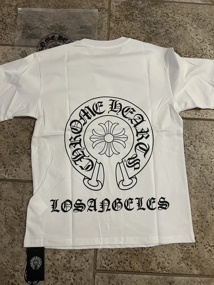 Camiseta blanca de manga corta Chrome Hearts para hombre talla mediana Foto 2 de 4