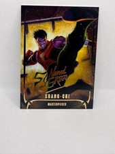 2024 Marvel Masterpieces Nahuel Grego #26 Shang-Chi Gold Signature Series