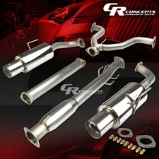 4" DUAL MUFFLER TIP CATBACK RACING EXHAUST FOR 07-12 NISSAN ALTIMA SEDAN L32 V6