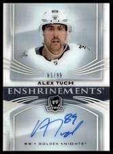 2018-19 Upper Deck The Cup Enshrinements Autographs Alex Tuch Auto 61/99 #E-AT