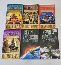 Kevin J Anderson Srs: The Saga Of Seven Suns Book 1 Thru 6 Sci Fi Space Opera