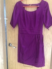 South Womens plum Polyester Dress Size 8 T1342
