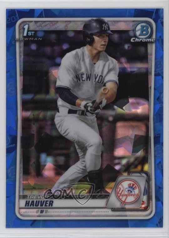 2020 Bowman Chrome Draft Sapphire Edition Trevor Hauver #BD-113 0kf1