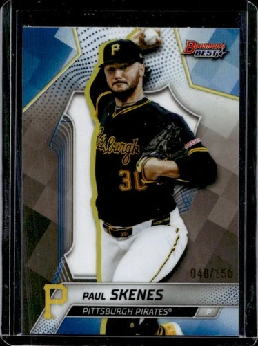2025 Bowman's Best Paul Skenes Blue Refractor #/150 Pirates