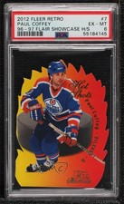 2012 Fleer Retro 1996-97 Flair Showcase Hot Shots Design Paul Coffey PSA 6 2d8
