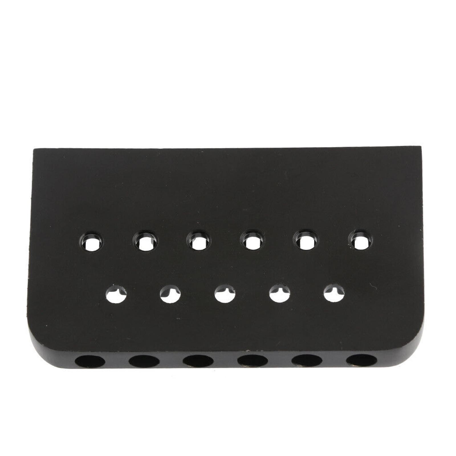 6 String 10.5MM Fixed Roller Saddle Hardtail Top Load Bridge For Electric Guitar 5