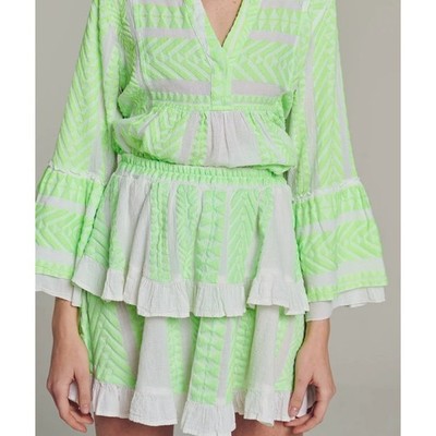 Devotion Twins Folegandros Tiered Mini Skirt O/S