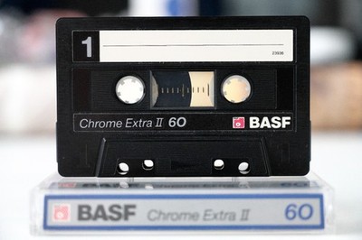 BASF Chrome Extra II Audiokassette 60 min - 1988