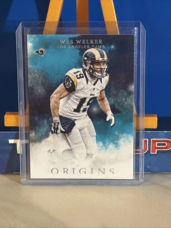 2016 Panini Origins TURQUOISE /60 WES WELKER #23 LA RAMS SP Nm-MT LEGEND - Image 4 of 4