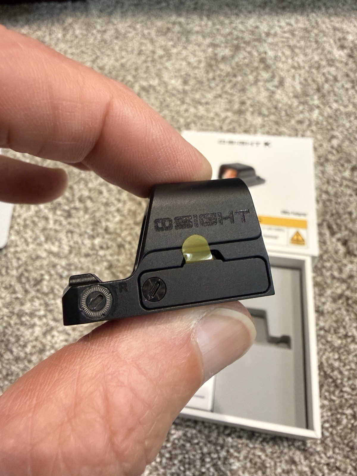 OSIGHT K Micro Red Dot Sight, 6 MOA Open Reflex Sight with RMSc/K Footprint