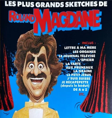 CD ALBUM COMPILATION LES PLUS GRANDS SKETCHES DE ROLAND MAGDANE COMME NEUF 1990 - Photo 1/3