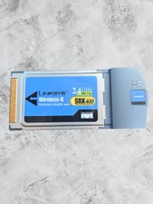 Linksys Wireless-G Notebook Adapter 2.4GHz SRK-400 wpc54gc4