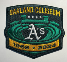 Oakland A's Athletics patch oakland coliseum patch Oakland Coliseum iron or 4"