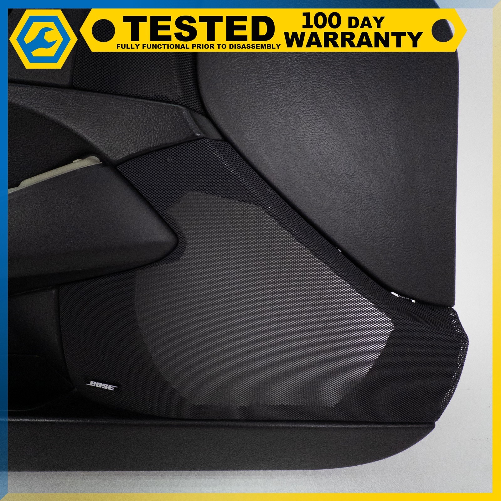 05-11 CHEVROLET CORVETTE C6 FRONT LEFT DRIVER SIDE INTERIOR DOOR PANEL BLACK OEM