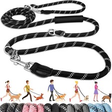 Hands Free Dog Leash, 10FT Adjustable Training Lead 1/2 Inch Nylon Heavy Duty