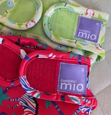 Size 1 Bambino Mio Mioduo Hook  Loop Cloth Diaper Covers Set of 2  