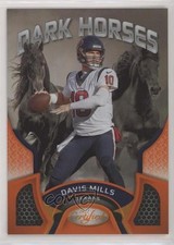 2022 Certified Dark Horses Mirror Orange 137/149 Davis Mills #DH-15 1u6