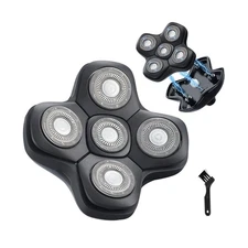 New Upgrade 5 Head Shaver Replacement Heads for Skull Shaver, Pitbu... Fast Ship