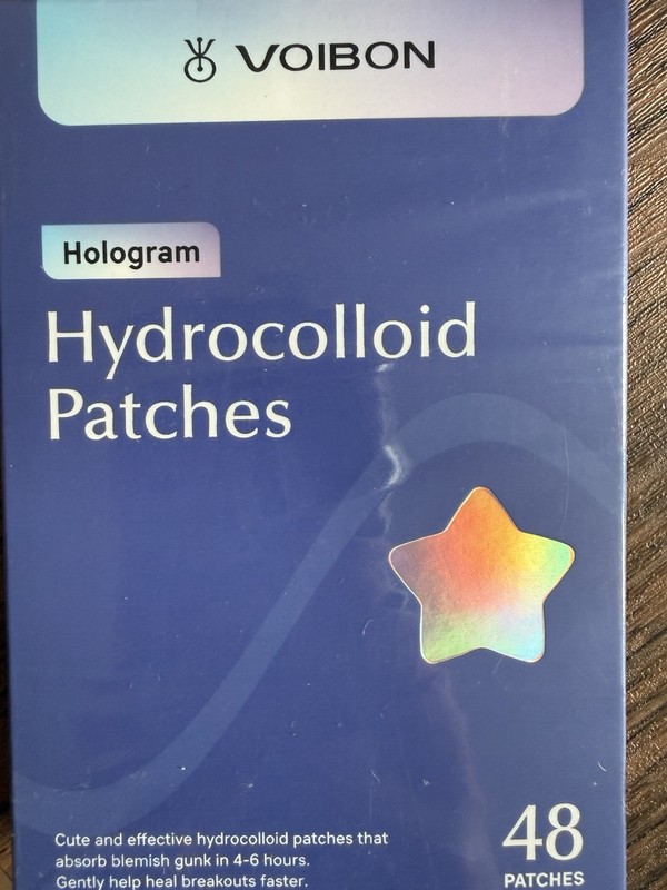 VOIBON Hologram Hydrocolloid Blemish Face Patch Set, 48 Patches