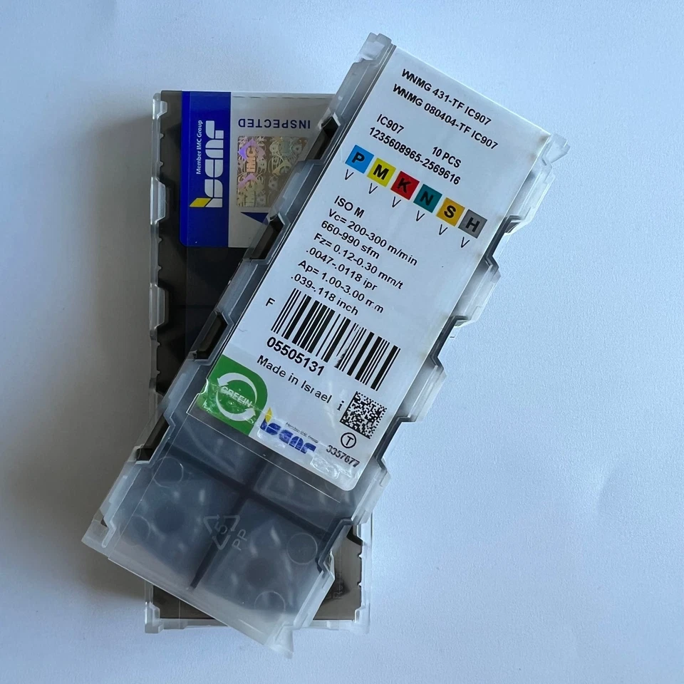 10Pcs/BOX ISCAR WNMG080404-TF IC907 - Image 2 of 3