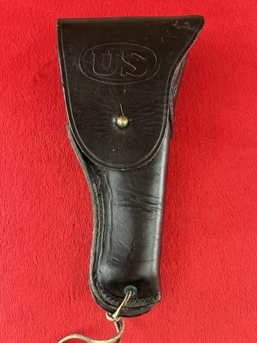 WWII US Army M1916 Leather Holster Colt .45 M1911A1 MP MILITARY POLICE WW2 1942