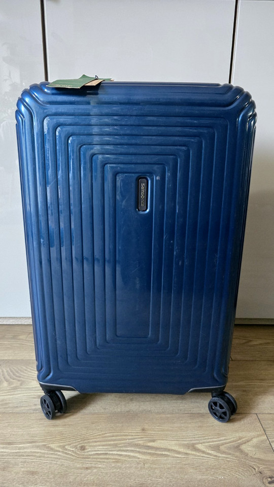 Samsonite Neo Pulse Medium 69/25 FL Spinner Suitcase - Metalic Blue - Ex Display