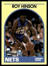 1990-91 Hoops 100 Superstars Roy Hinson New Jersey Nets #63