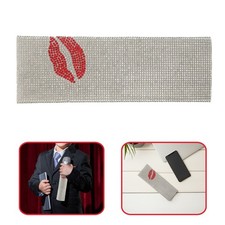 Shiny Microphone Cover Wireless Handheld Handle Sleeve Bling Decorative