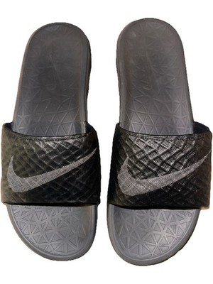 Nike Benassi Solarsoft Men's Slides Sandals Black Anthracite 705474-091 Size 13