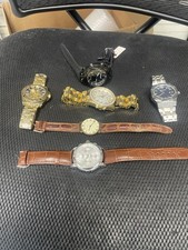 Unique Lot of Watches Piaget Goobasen plus more Sold as is W71