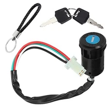 Ignition Key Switch for ATV Quad Scooter Go Kart Moped Buggy Pocket Mini Dirt 