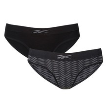 Image of Reebok Womens Ash 2 Pack Briefs Brazillian