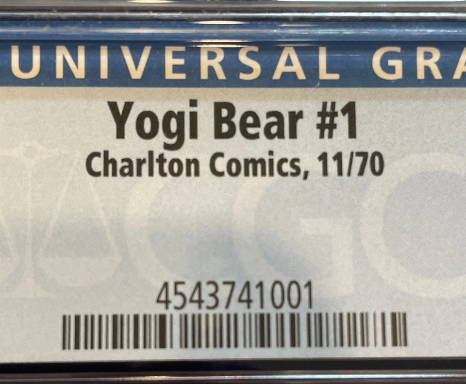 瑜伽熊 #1 CGC 7.0 第 1 次查尔顿瑜伽熊出现 1970 — 第 2/4 张图片