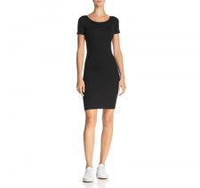 Olivaceous Women's Short Bodycon Dress Stretch Solid Short Sleeve A1447