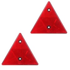 2Pcs Safety Reflector Warning Sign, Slow Moving Vehicle Triangle Safety Sign,...
