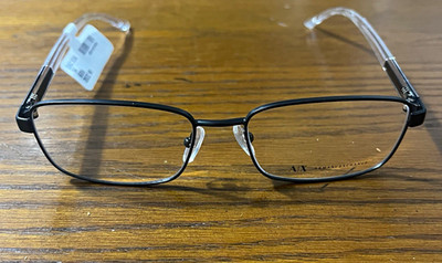 Armani Exchange 0AX1050 Black Full Rim Metal/Plastic Eyeglass Frames 56-16 135