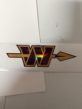 Washington Commanders Alternate Logo Holographic Vinyl Decal