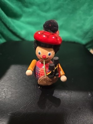 Vintage Steinbach German Christmas Ornament Scottish Bagpipe Player