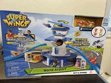 SUPER WINGS WORLD AIRPORT PLAYSET -W/LIGHTS & SOUNDS. NEW