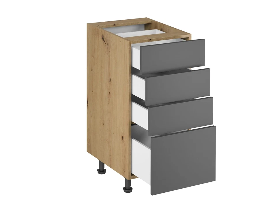 Küchenschubladenschrank Unterschrank Schubladenkommode Auszugsschrank - Bild 2 von 2