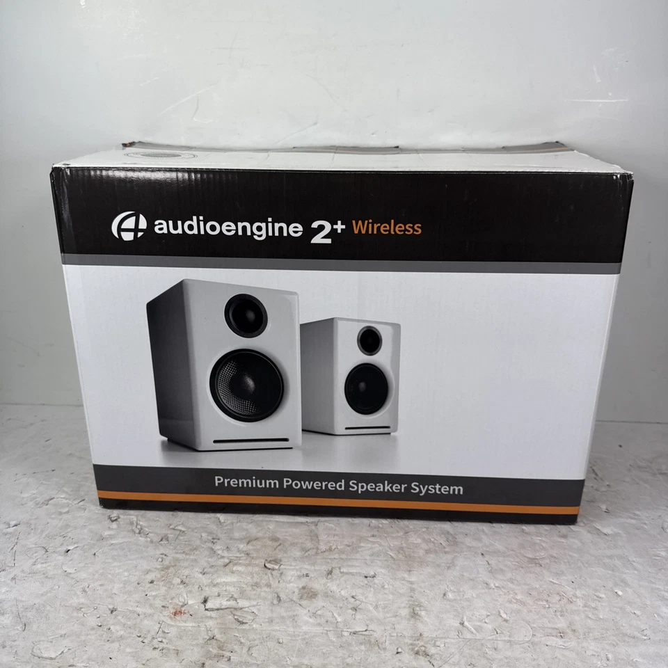 Audioengine A2+ Desktop 24 Bit Wireless Bluetooth Desktop Speakers 60W | NEW - Image 2 of 4