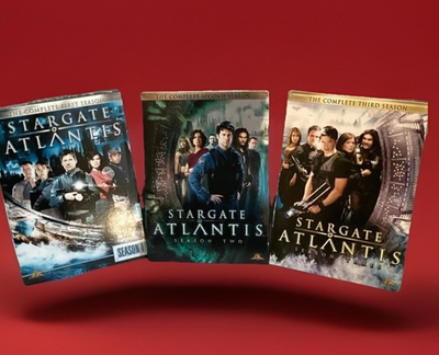 #ad #ad Stargate Atlantis 5 Disk Box Sets Seasons 1 2 amp; 3 $12.00