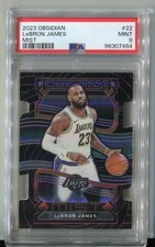 2023-24 Obsidian Lebron James Mist Die-Cut #22 PSA 9