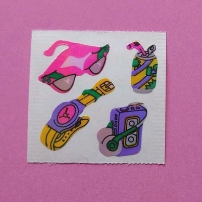 Stickeralbum Sticker Vintage 90er Jahre bsb Glanz Pearly MOP Sonnenbrille Etc 