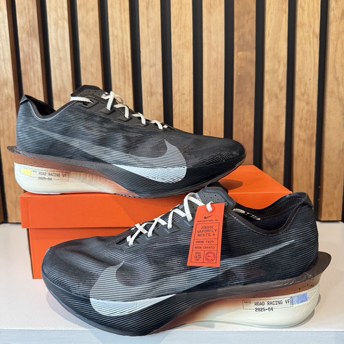 Nike ZoomX VaporFly Next% 4 Black Velvet Brown Running IH4453-220